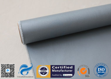 Oil Pipeline Insulation Silicone Coated Fiberglass Fabric Material 0.4 MM Thickness