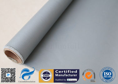 Oil Pipeline Insulation Silicone Coated Fiberglass Fabric Material 0.4 MM Thickness