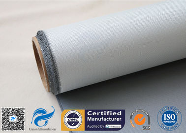 1 Side 18 Oz Grey Silicone Coated Fiberglass Fabric for Heat Insulation Pipe Cover