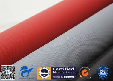 Red Silicone Coated High Silica Cloth Fiberglass Fabric 750gsm Heat Resistant