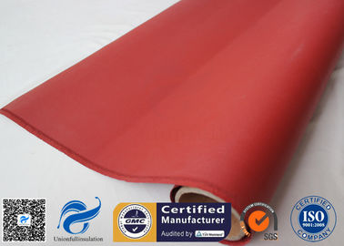 Red Silicone Coated High Silica Cloth Fiberglass Fabric 750gsm Heat Resistant