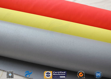 Silicone Coated Fiberglass Fabric 28.3OZ 0.65MM Grey Fire Smoke Curtain Cloth