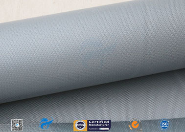 590G 0.45mm Grey Silicone Coated Fiberglass Fabric For Fire Resistant Blanket