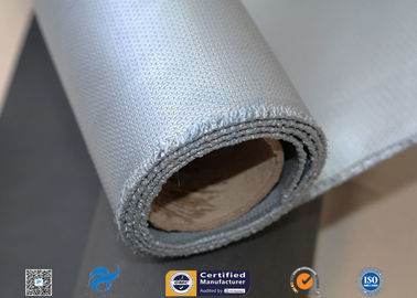 590G 0.45mm Grey Silicone Coated Fiberglass Fabric For Fire Resistant Blanket