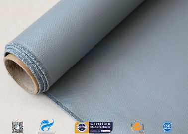 590G 0.45mm Grey Silicone Coated Fiberglass Fabric For Fire Resistant Blanket