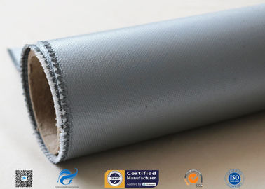 900Gsm 0.9mm Silicone Coated Fiberglass Fabric , Heat Resistant Silicone Coated Glass Cloth