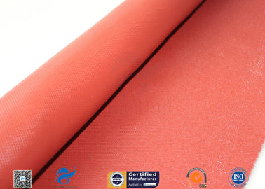 1mm Red Silicone Coated Fiberglass Fabric Cloth Electrical Insulation High Strength