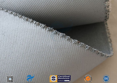 Grey Silicone Coated Glass Fabric 1500gsm Two Side Coated Glass Fiber Cloth