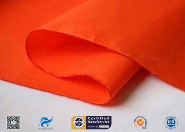 0.2mm Orange Acrylic Coated Fiberglass Cloth High Temperature Resistant