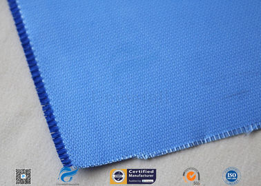 510GSM Silicone Coated Glass Fabric Plain Weave Electrical Insulation Blue