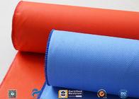 510GSM Silicone Coated Glass Fabric Plain Weave Electrical Insulation Blue