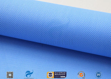 0.5mm 15oz Blue Silicone Coated Fiberglass Fabric For Auto Part Insulation