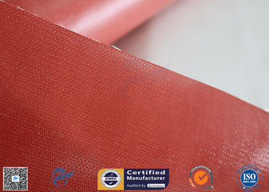 1.5m Wide 0.45mm Silicone Coated Fiberglass Fabric 80g Single Side Chemical Resist