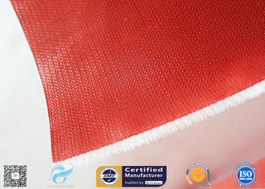 1.5m Wide 0.45mm Silicone Coated Fiberglass Fabric 80g Single Side Chemical Resist