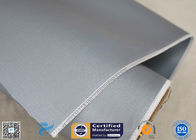 260℃ Heat Resistant Plain Weave Gray Silicone Coated Fiberglass Fabric 0.45mm
