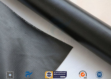 15oz Black Silicone Coated Fiberglass Fabric For Thermal / Electrical Insulation