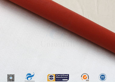 Electrical Insulation Red Silicone Coated Fiberglass Fabric Cloth 530 gsm