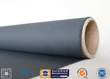 1m Wide 510g Black Silicone Coated Fiberglass Fabric Heat Insulation 50m Long