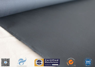 1m Wide 510g Black Silicone Coated Fiberglass Fabric Heat Insulation 50m Long