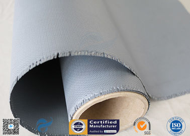 Gray Color Silicone Rubber Coated Fiberglass Fabric 260℃ Satin Weave 1m Wide