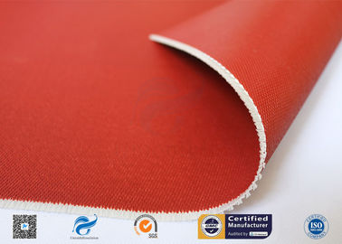 3784 C Glass Red Silicone Coated Fiberglass Cloth Thermal Insulation Cover