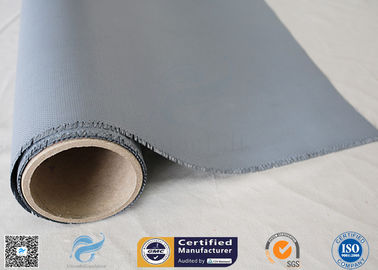 Flame Resistant 510g E-Glass 18OZ Silicone Rubber Coated Fiberglass Fabric