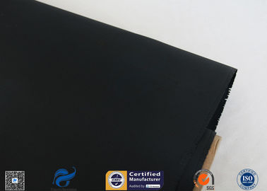 Heat Resisting Silicone Coated Fiberglass Fabric 18oz Black Acrylic Coating Fabric