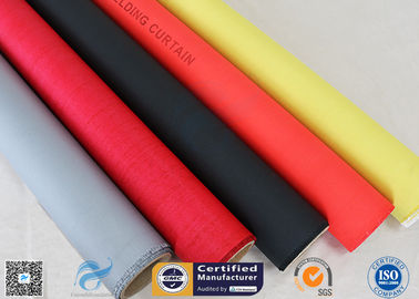 Heat Resistant Thermal Insulation 590g C-glass Silicone Coated Fiberglass Fabric