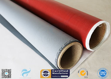 IMO Testing Fireproof 510g Silicone Coated Fiberglass Fabric 1*50m Welding Curtain