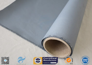 Gray Color 510g High Strength Silicone Coated Fiberglass Fabric For Welding Curtain