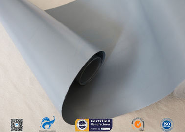 Waterproof Fire Resistant 300g Gray PVC Coated Heat Resistant Fiberglass Fabric