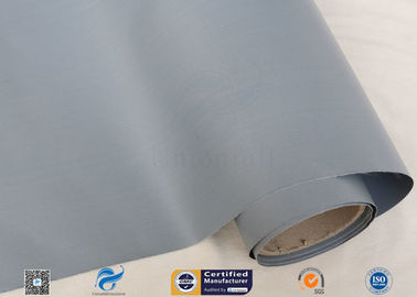 0.3mm 39" Gray PVC Coated Fiberglass Fabric For Flexible Air Ducting