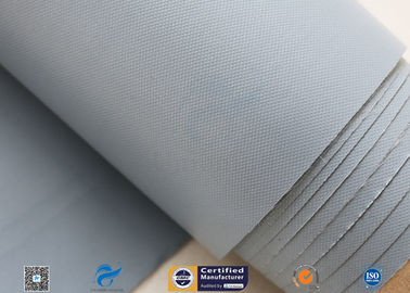 0.28mm Grey PVC Coated Fiberglass Clothing Plain Weave For Fireproof Tent