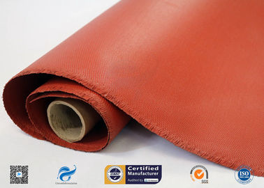 0.9mm Silicone Coated Fiberglass Fabric For Welding Tear Resistance