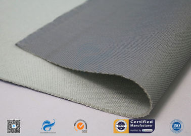 One Side Silicone Coated Glass Cloth , 100g E Glass Silicone Coated Polyester Fabric