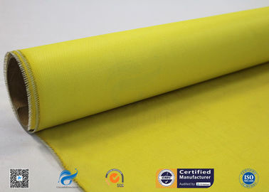 530g Yellow Silicone Coated Fiberglass Fabric With High Temperature Resistance