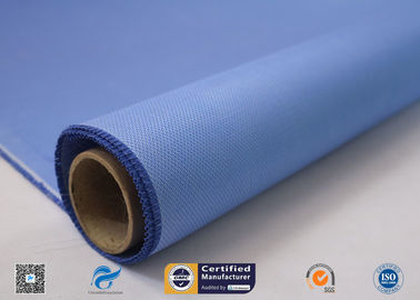 Double Sides Blue Silicone Coated Fiberglass Cloth Temperature 260℃