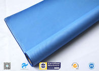 High Performance 18oz Blue Silicone Coated E-Glass Fiberglass Fabric
