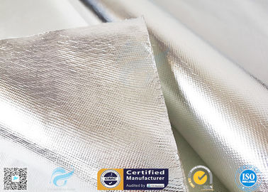 UV Resistant , Age Resistant 300℃ Aluminium Foil Fiberglass Cloth