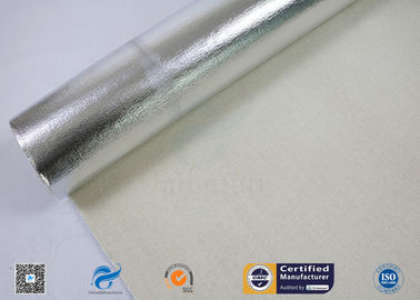 0.45 Mm Aluminum Foil Laminated Fiberglass Fabric For Fireproof