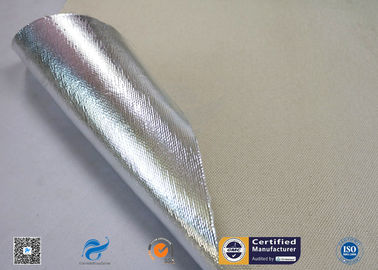 Wateproof And Fireproof Aluminum Foil Coated Fiberglass Fabric