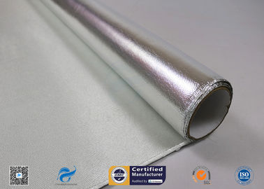 C Glass 	Silver Coated Fabric Coated With Aluminized Foil 880g Heat Insulation