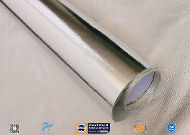 Laminated Aluminium Foil Fiberglass Cloth 97% Heat Reflect 300℃ Non Combustible