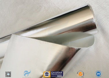 Laminated Aluminium Foil Fiberglass Cloth 97% Heat Reflect 300℃ Non Combustible