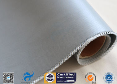 17oz Double Sided Silicone Coating Fiberglass Fabric Anti Fire Satin Weave