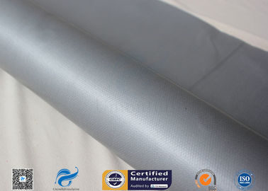 17oz Double Sided Silicone Coating Fiberglass Fabric Anti Fire Satin Weave