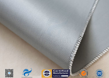 17oz Double Sided Silicone Coating Fiberglass Fabric Anti Fire Satin Weave