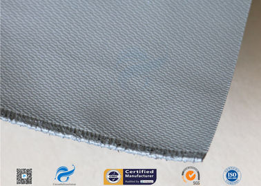 Satin Weave Silicone Coated Fiberglass Fabric 40/40g Gray Color 1m Width