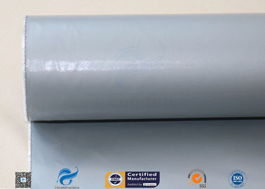 0.2mm Silicone Coated Fiberglass Fabric Waterproof Anti Corrosion Plain Weave