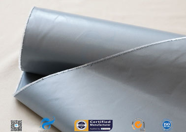 0.2mm Silicone Coated Fiberglass Fabric Waterproof Anti Corrosion Plain Weave